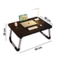 Mini Escritorio Mesa De Estudio Plegable Portátil - Miniatura 2