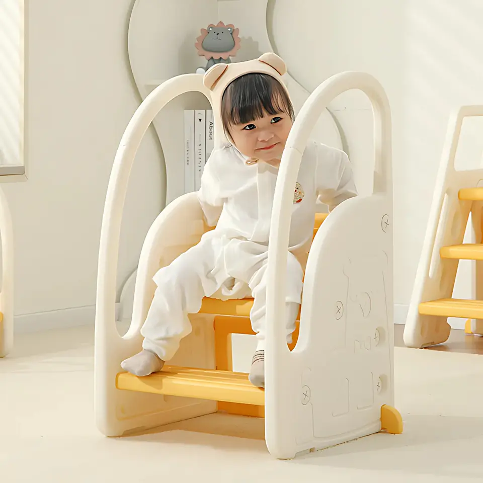 Mini Escalera Para Niños Taburete Multifuncional 7