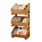 Estante De Madera Maciza 3 Niveles Cocina Exhibicion - Miniatura 1