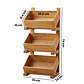 Estante De Madera Maciza 3 Niveles Cocina Exhibicion - Miniatura 2