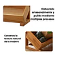 Estante De Madera Maciza 3 Niveles Cocina Exhibicion - Miniatura 5