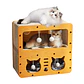 Estación de Juegos Para Gatos Cama Escondite - Miniatura 1