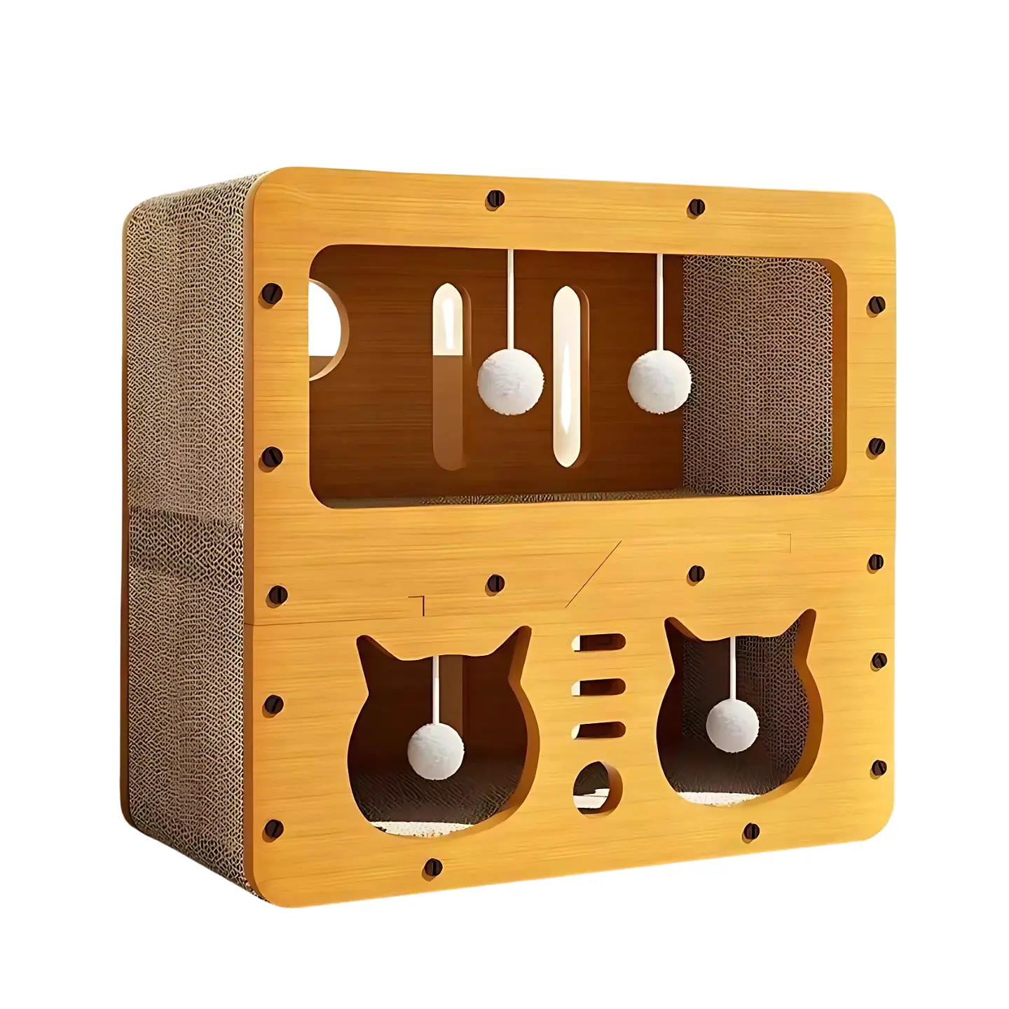 Estación de Juegos Para Gatos Cama Escondite 2