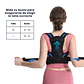 Corrector De Postura Espalda Faja Ajustable Unisex - Miniatura 3