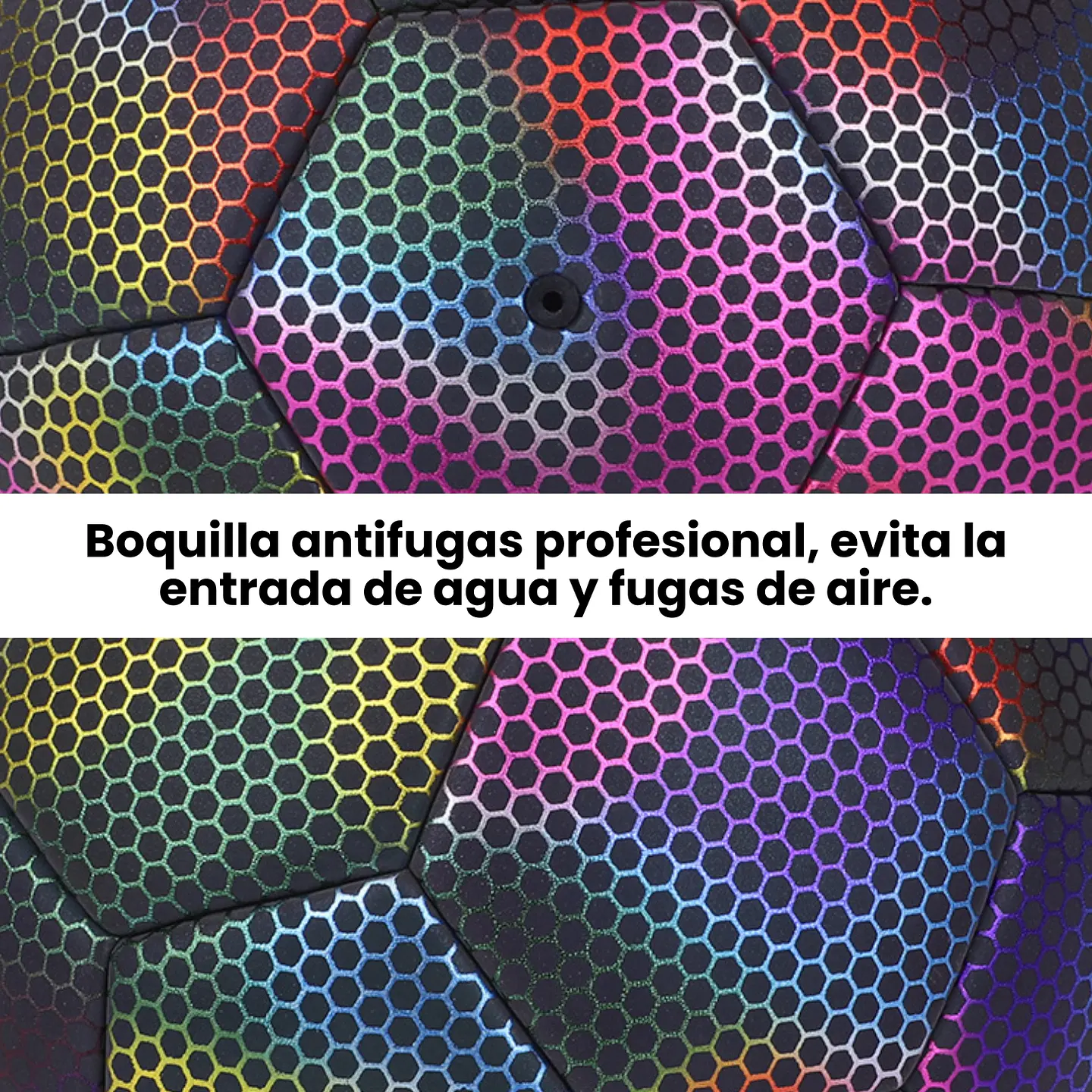 Pelota De Fútbol Reflectante Brillante N°5 Para Noche 5