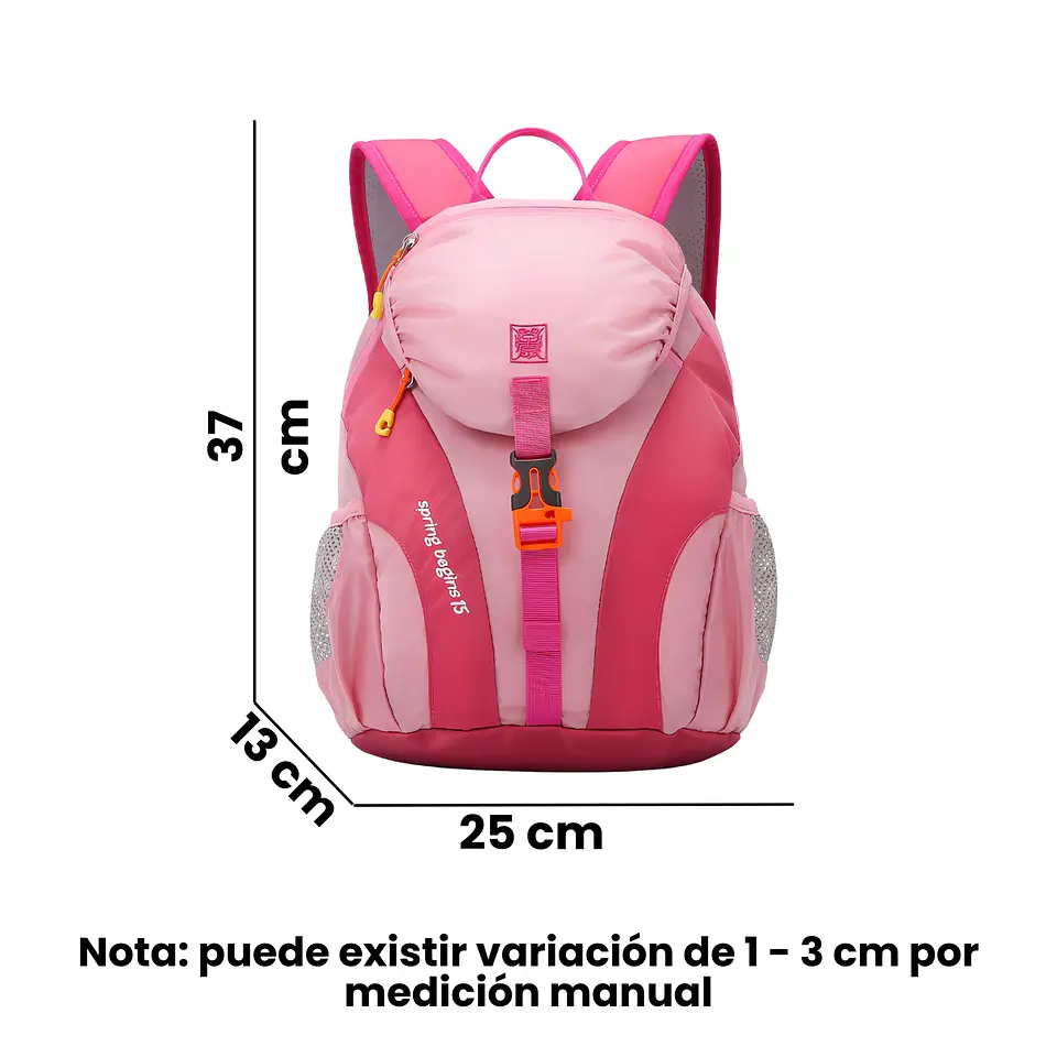 Mochila Bolso 15 Litros Escolar Senderismo Aire Libre 6
