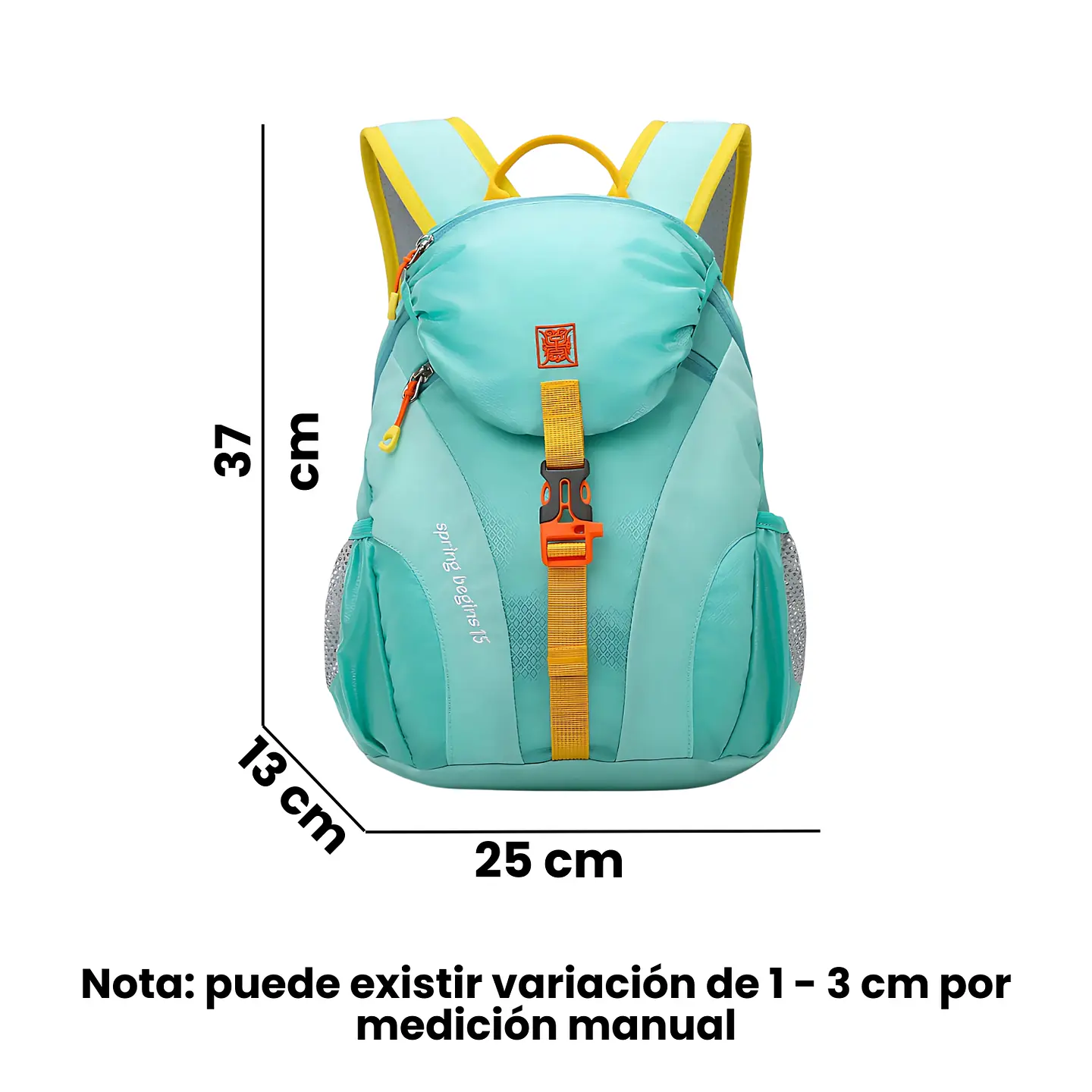 Mochila Bolso 15 Litros Escolar Senderismo Aire Libre 8