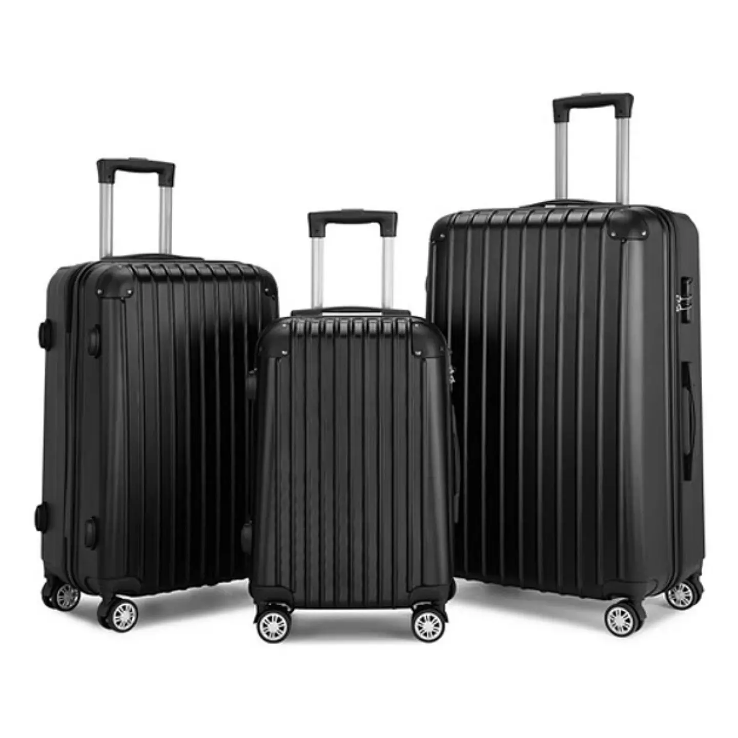 Set De 3 Maletas De Viaje Equipaje Resistente Con Cerradura (Reacondicionado) 1