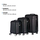 Set De 3 Maletas De Viaje Equipaje Resistente Con Cerradura (Reacondicionado) - Miniatura 2