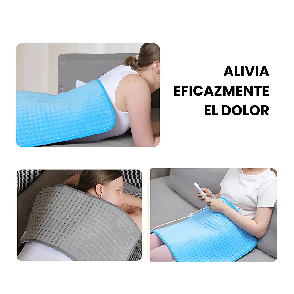 Almohadilla Manta Térmica Terapia Calor 40 x 30 cm 4