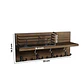 Portallaves De Madera Colgador Soporte Llaves Pared - Miniatura 2