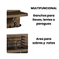 Portallaves De Madera Colgador Soporte Llaves Pared - Miniatura 3