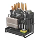 Organizador De Cubiertos Estante Escurridor Tabla de Cortar - Miniatura 1