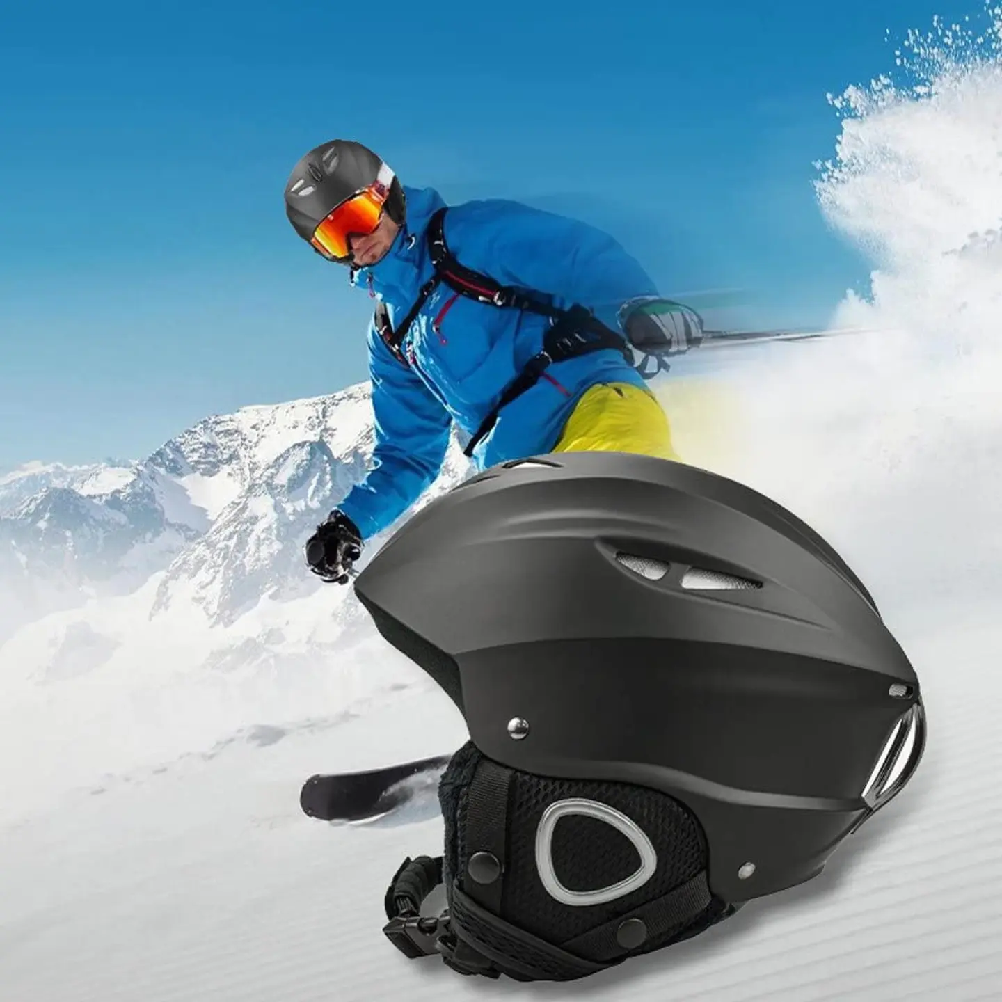 Casco De Snowboard Esquí Protección Deportes De Nieve 7