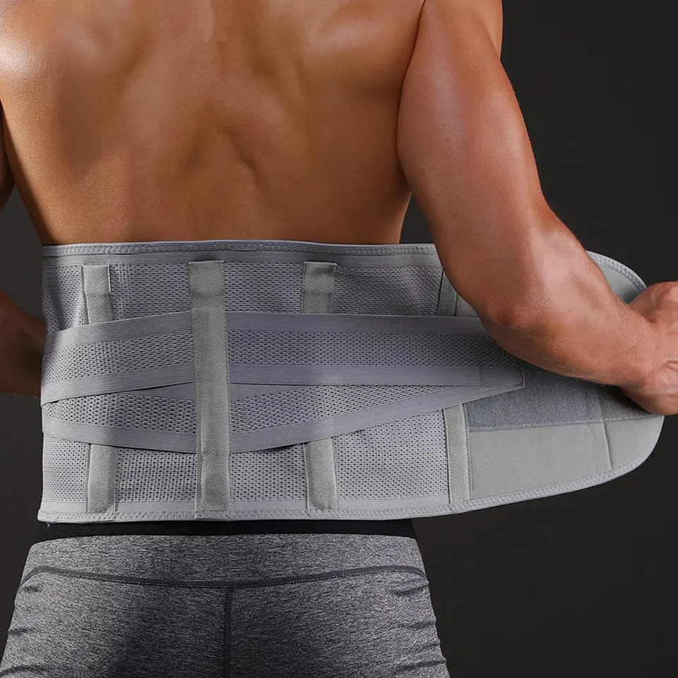 Faja Protector De Cintura Ajustable Soporte Entrenamiento 4