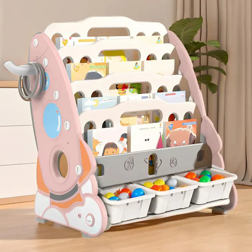 Estantería Organizadora Infantil Librero Y Mueble Juguetes 7