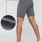 Short Deportivo Calza Hombre Gimnasio Licra Con Bolsillo - Miniatura 4