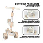 Scooter Plegable Monopatin Ajustable Con Luces LED  - Miniatura 6