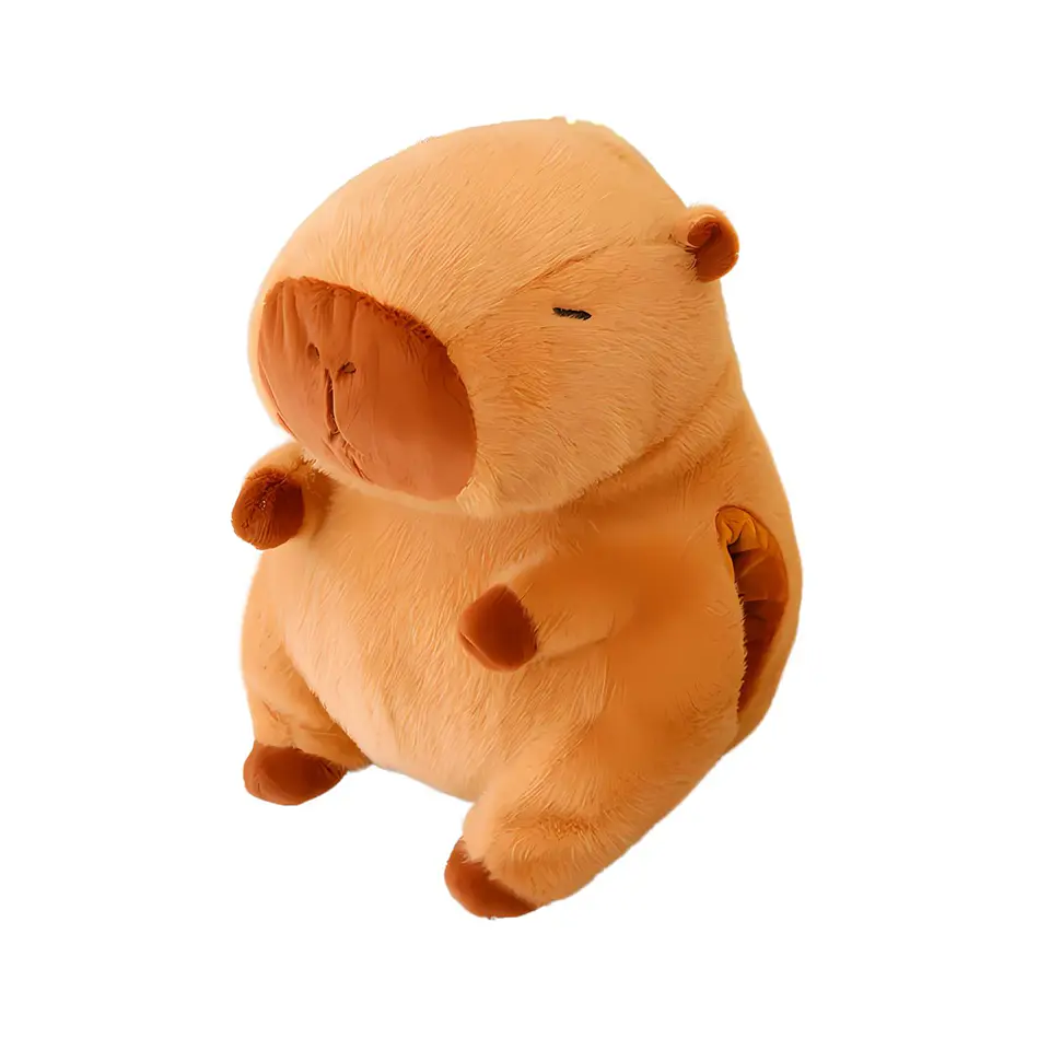 Cojin Almohada Calentador De Manos Peluche Capibara 2