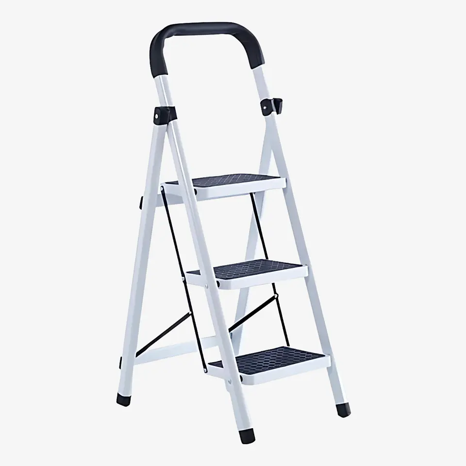 Escalera Plegable Con Pasamanos 3 Niveles Multifuncional (Reacondicionado) 1