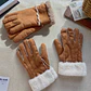Guantes De Lana Invierno Para Mujer Calidos Resistentes - Miniatura 3
