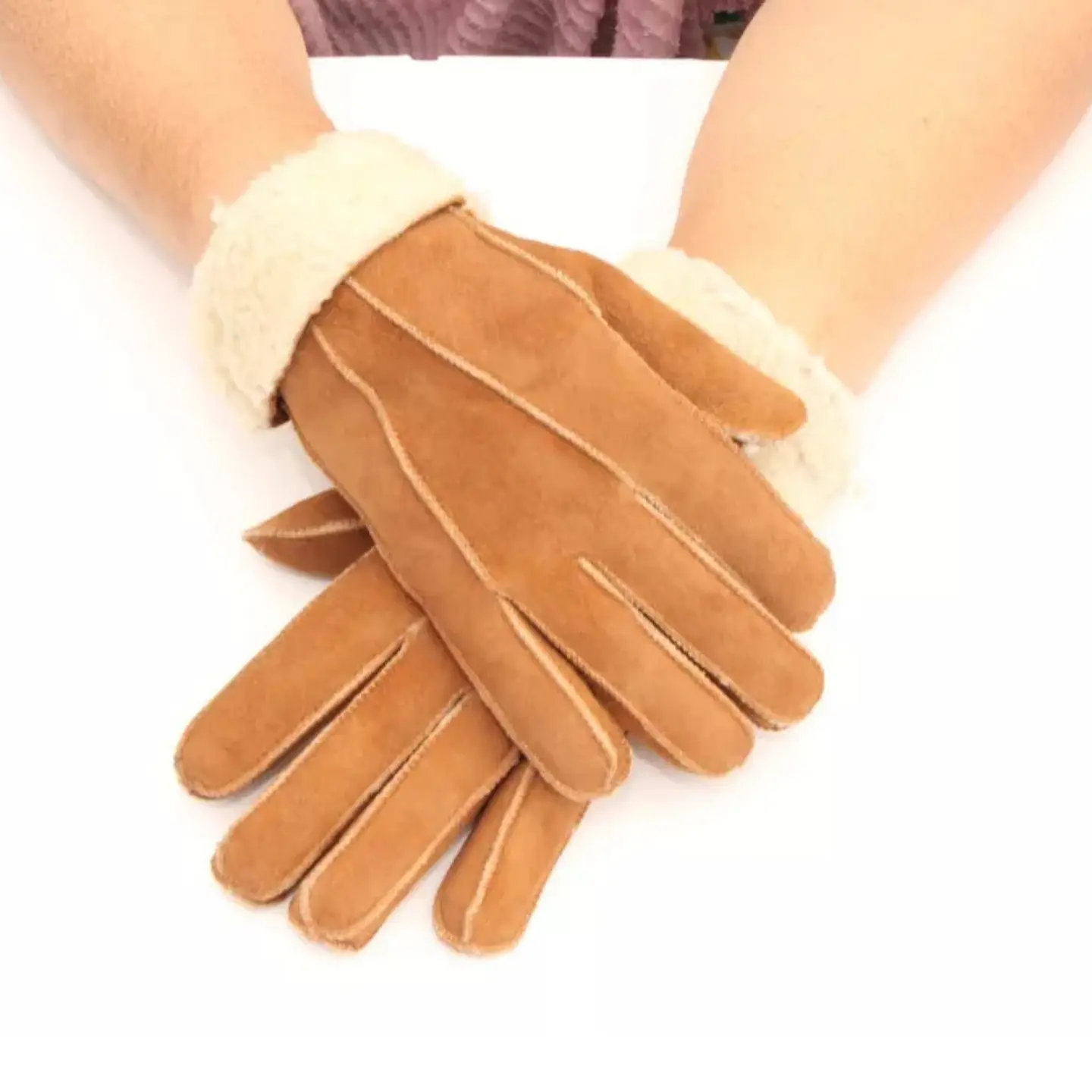 Guantes De Lana Invierno Para Mujer Calidos Resistentes 6