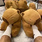 Pantuflas De Algodon Capibara Kawaii Invierno Confort - Miniatura 4