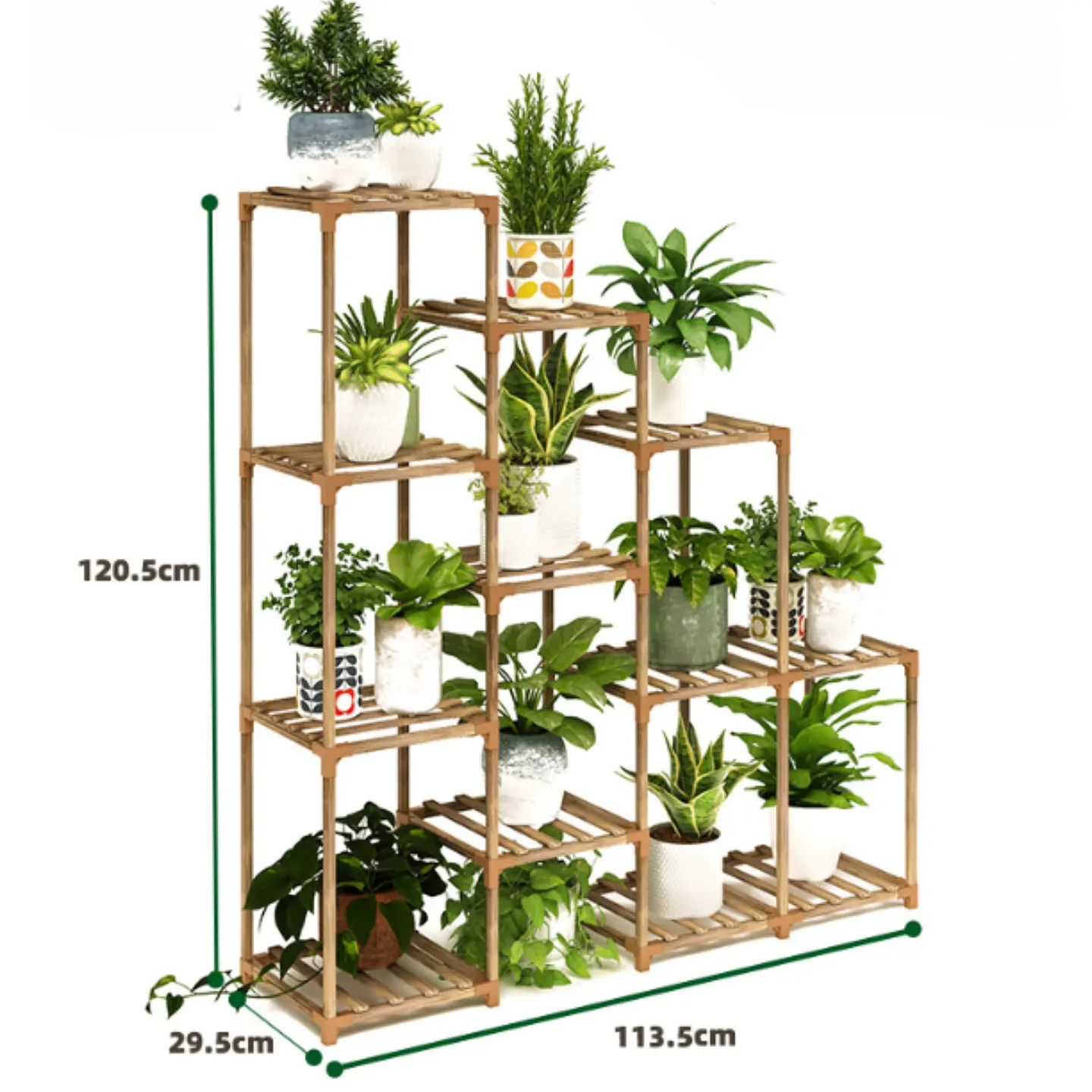 Estante De Macetas Huerto Soporte De Plantas Decorativo 2