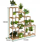 Estante De Macetas Huerto Soporte De Plantas Decorativo - Miniatura 2