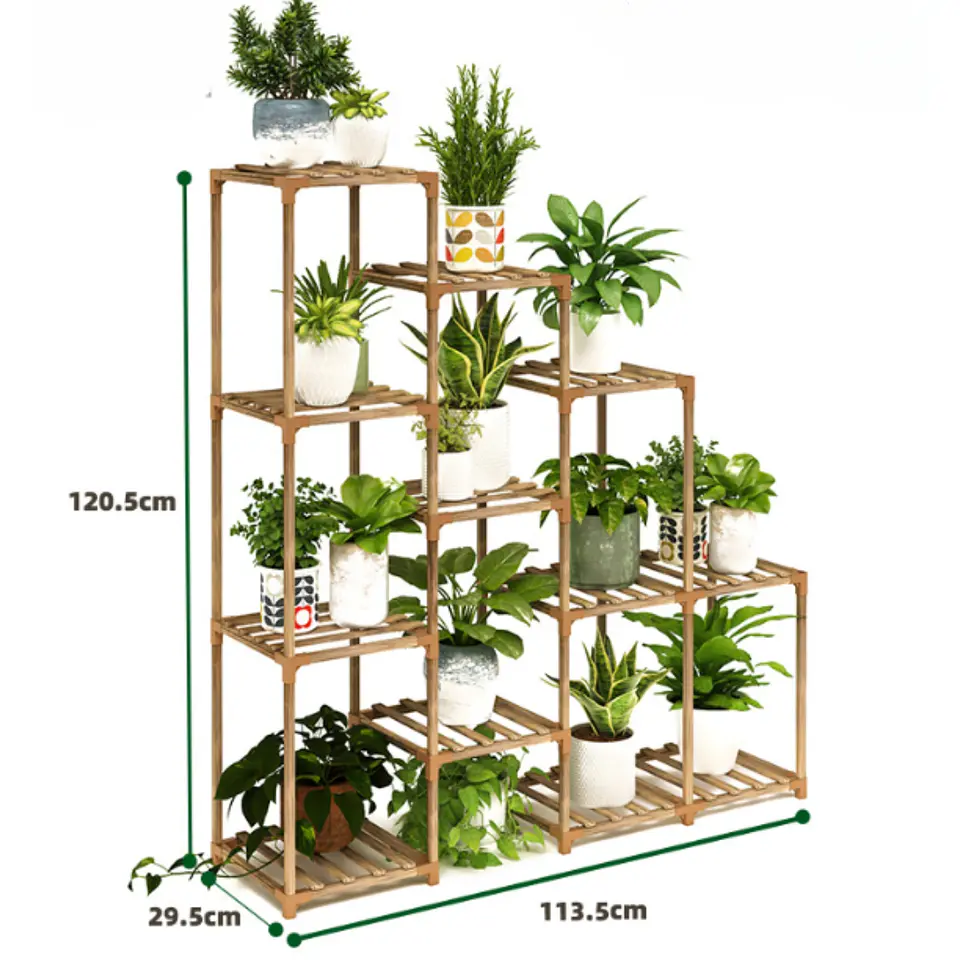 Estante De Macetas Huerto Soporte De Plantas Decorativo 2