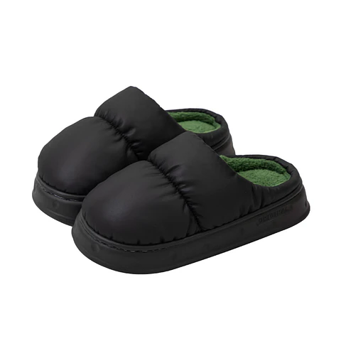 Pantuflas De Algodón Acolchadas Polar Cálidas Impermeables