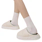 Pantuflas De Algodón Acolchadas Polar Cálidas Impermeables - Miniatura 3