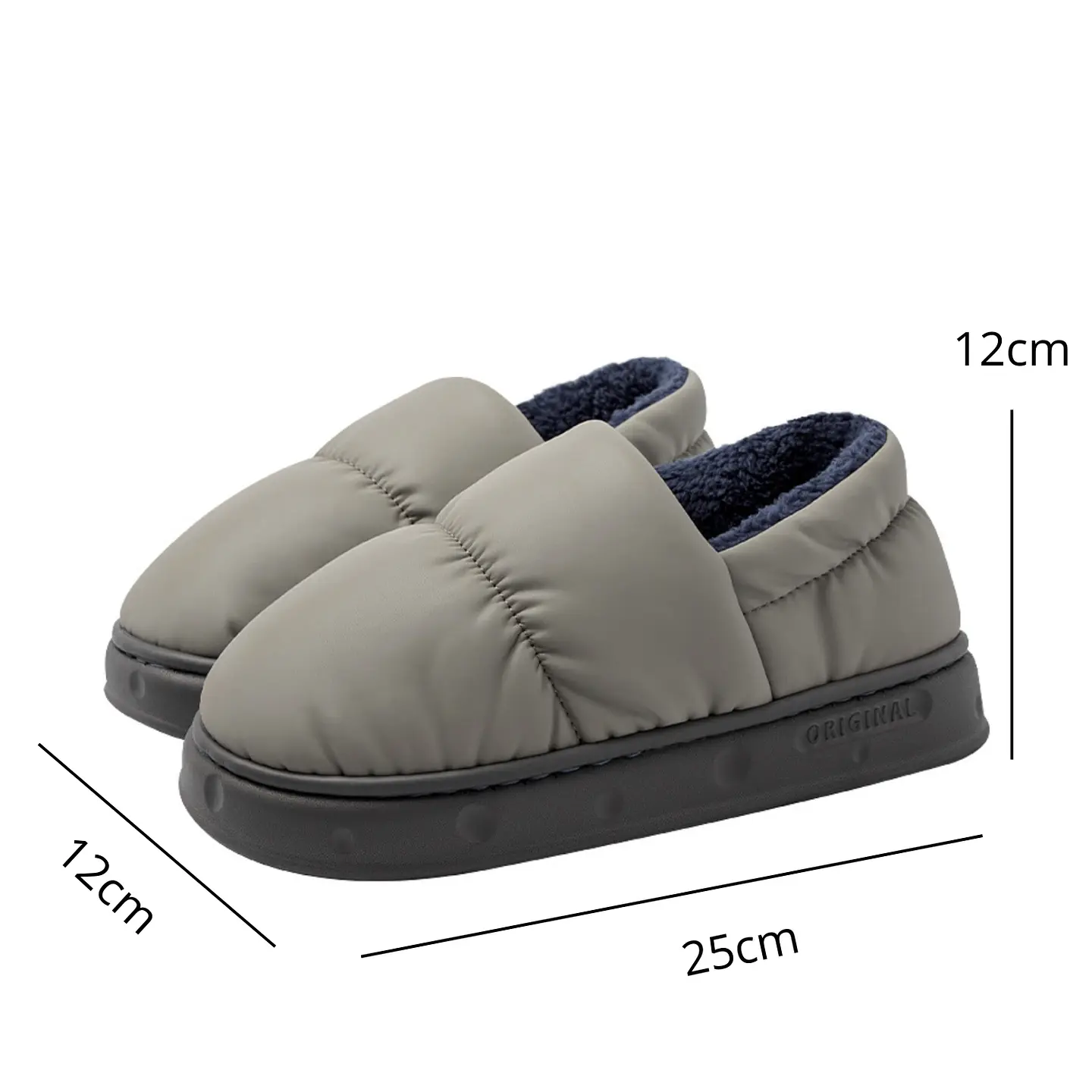 Zapatos Impermeables De Invierno Pantuflas Con Chiporro 9