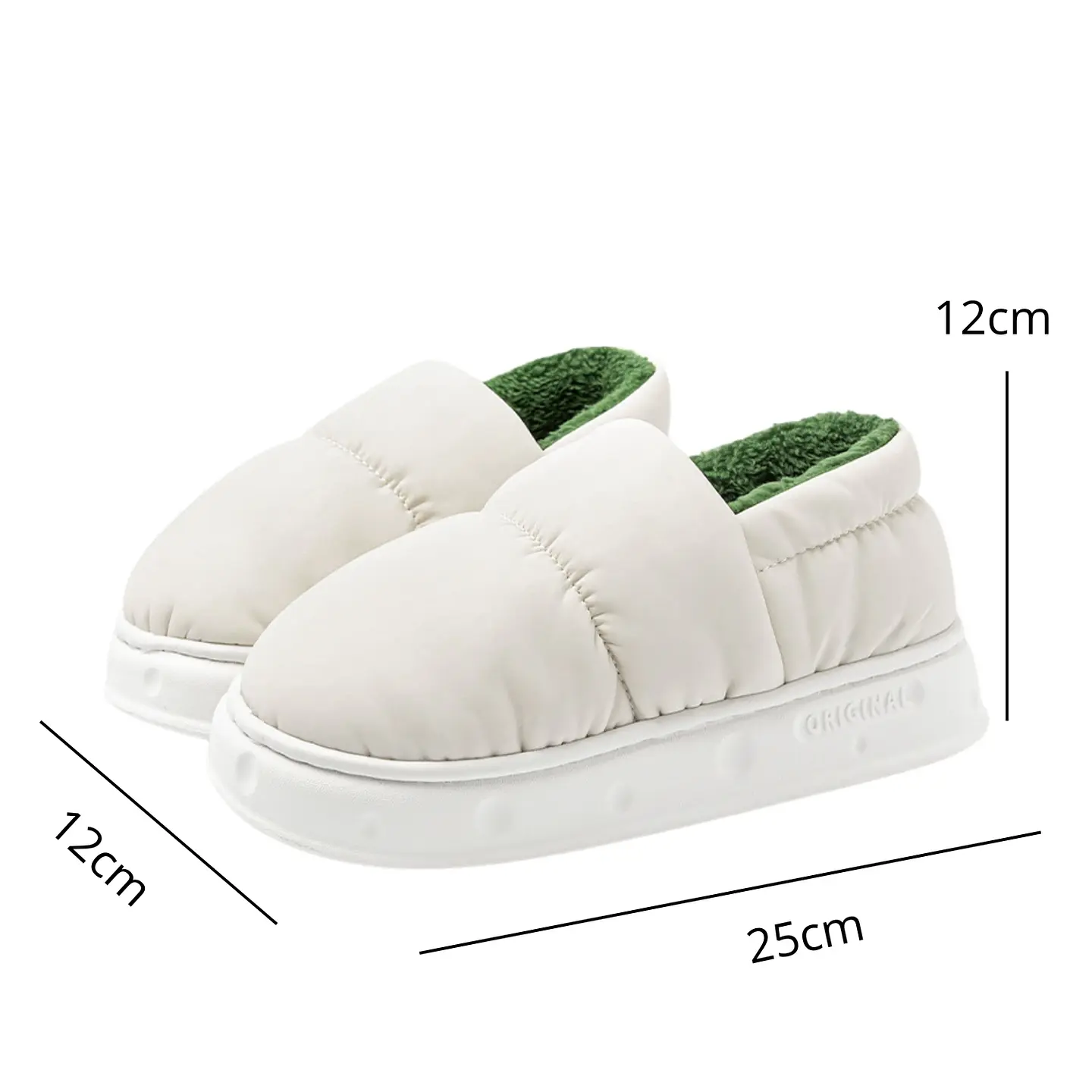 Zapatos Impermeables De Invierno Pantuflas Con Chiporro 10