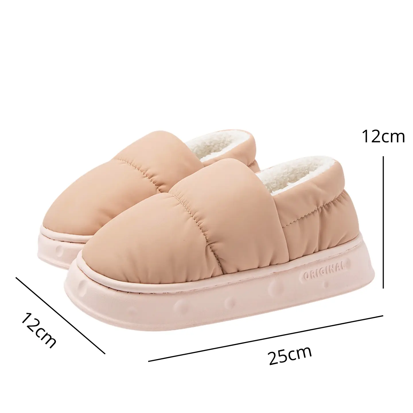 Zapatos Impermeables De Invierno Pantuflas Con Chiporro 11