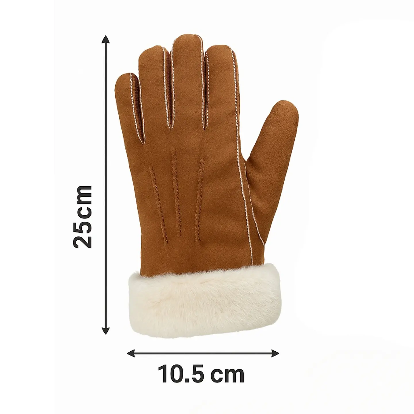Guantes De Lana Invierno Para Mujer Calidos Resistentes 7
