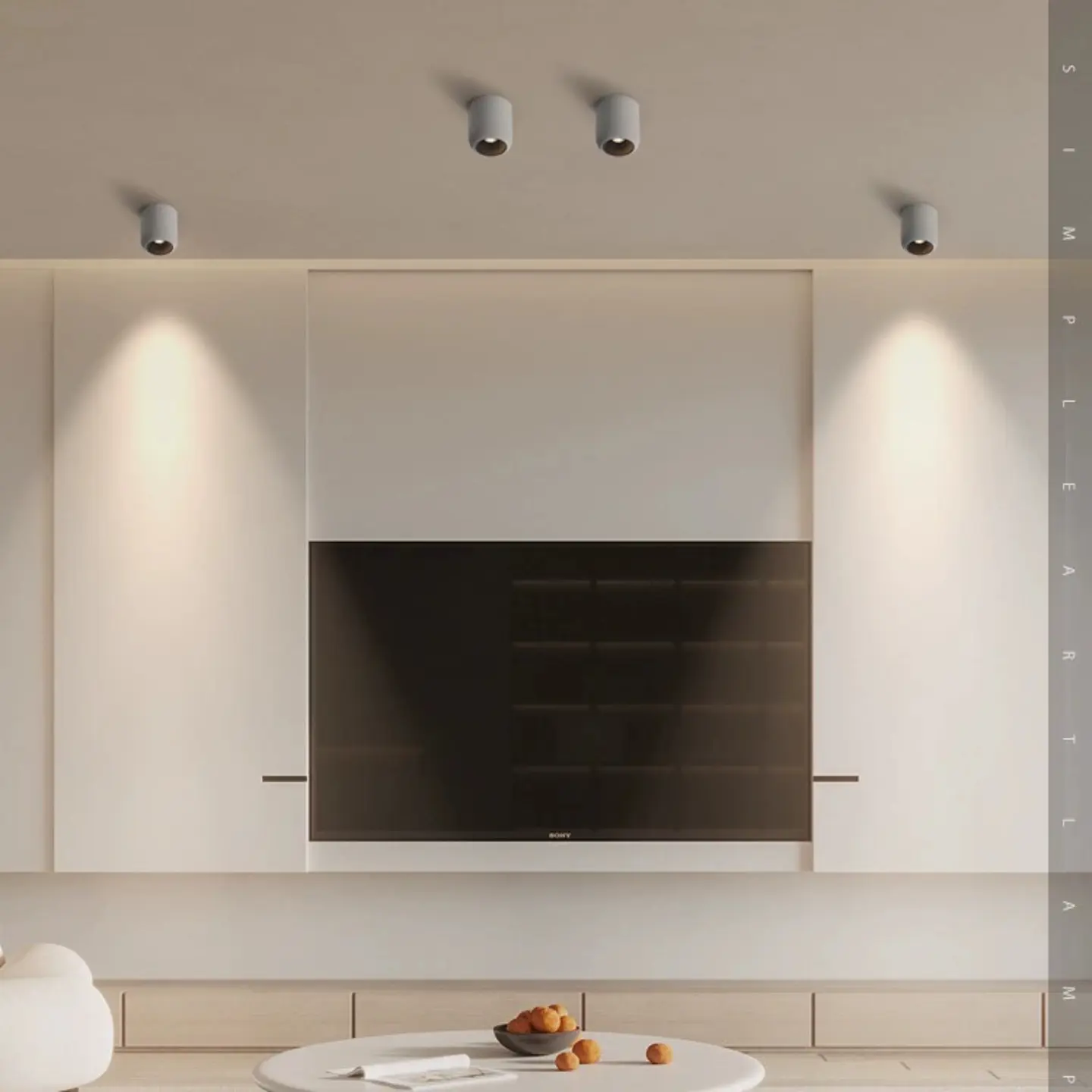 Foco Led Aplique Lámpara De Techo Minimalista 4000k  3