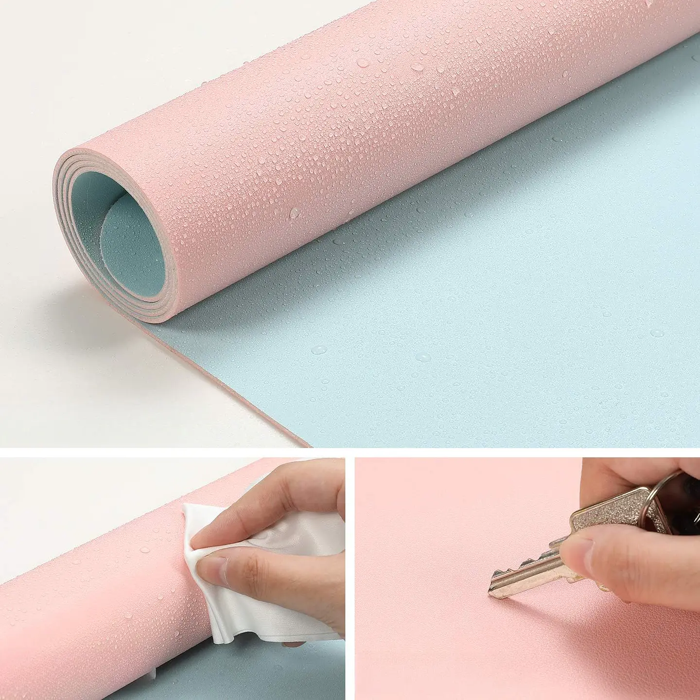 Alfombrilla Mousepad Cuero Doble Cara 80 X 40 Cm Impermeable 5