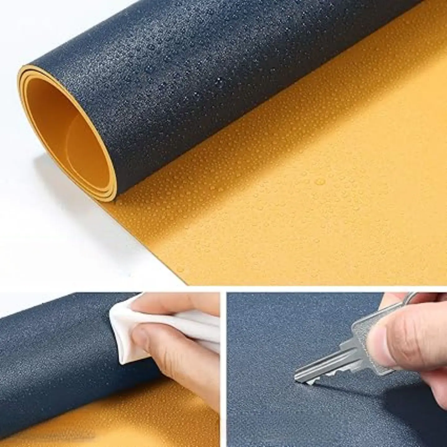 Alfombrilla Mousepad Cuero Doble Cara 80 X 40 Cm Impermeable 4