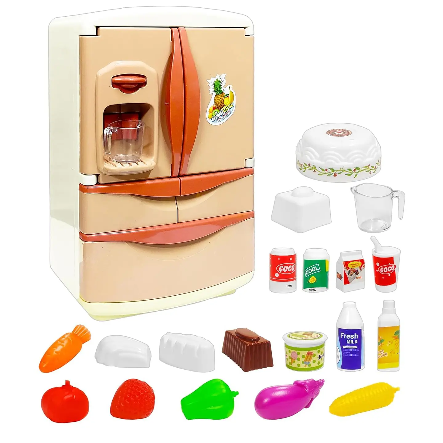 Refrigerador Cocina Spray Simulación Freezer Juguete 1