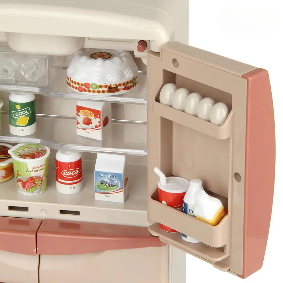 Refrigerador Cocina Spray Simulación Freezer Juguete 3