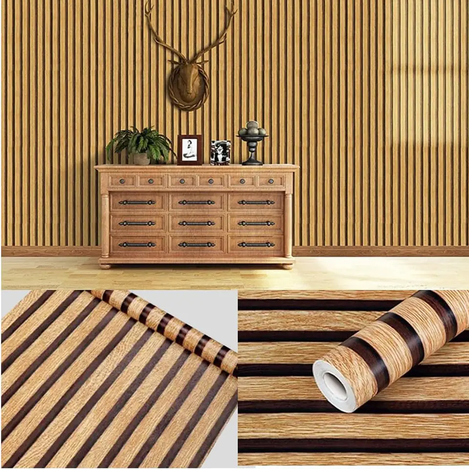 Papel Tapiz Para Pared Mural PVC Autoadhesivo 1000cmx45cm 9
