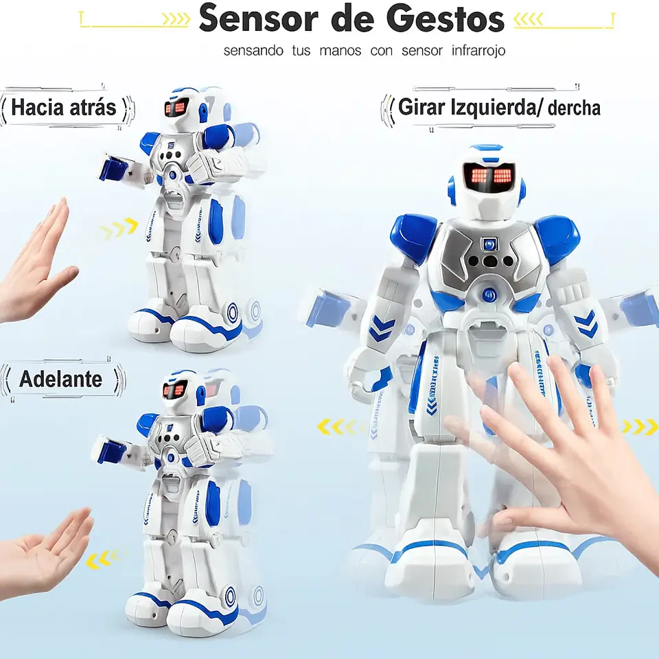Robot Inteligente Juguete A Control Remoto Smart Recargable 2