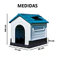 Casa Para Perro Mascotas Exterior Impermeable 100x71x95 Cm - Miniatura 3