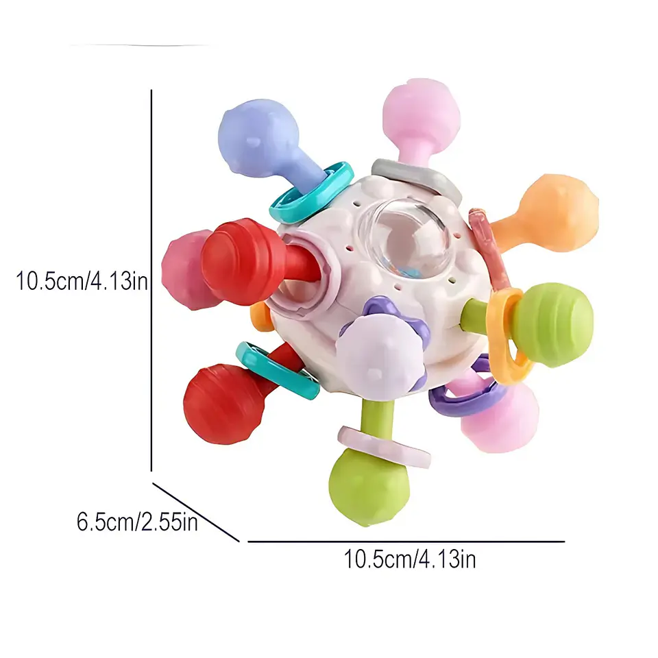 Pelota De Agarre Juguete Sensorial Estimulación Para Bebes 9