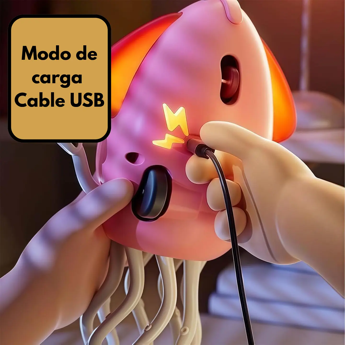 Pulpo Bailarín Juguete Mágico Electrónico Con Luces 5