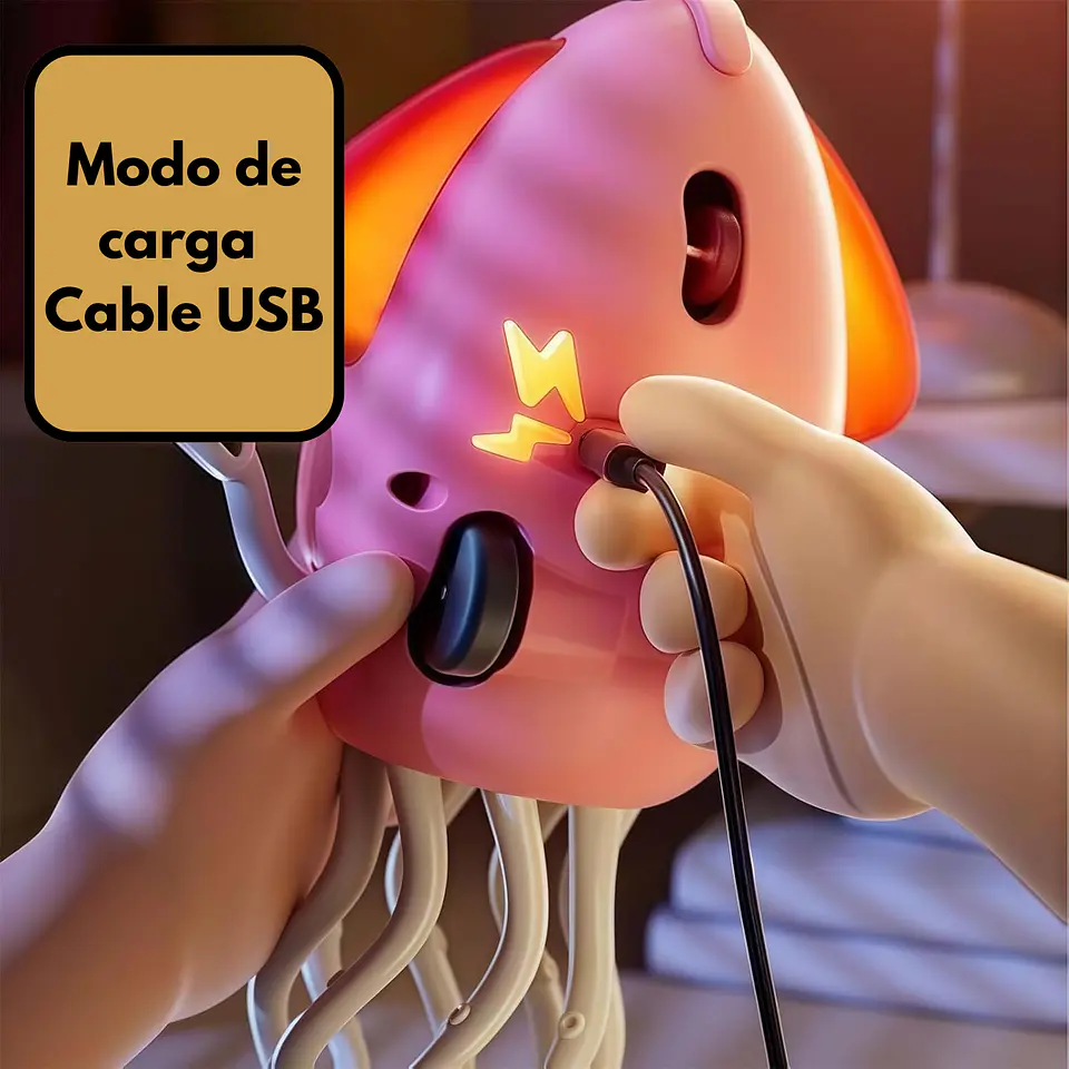 Pulpo Bailarín Juguete Mágico Electrónico Con Luces 5