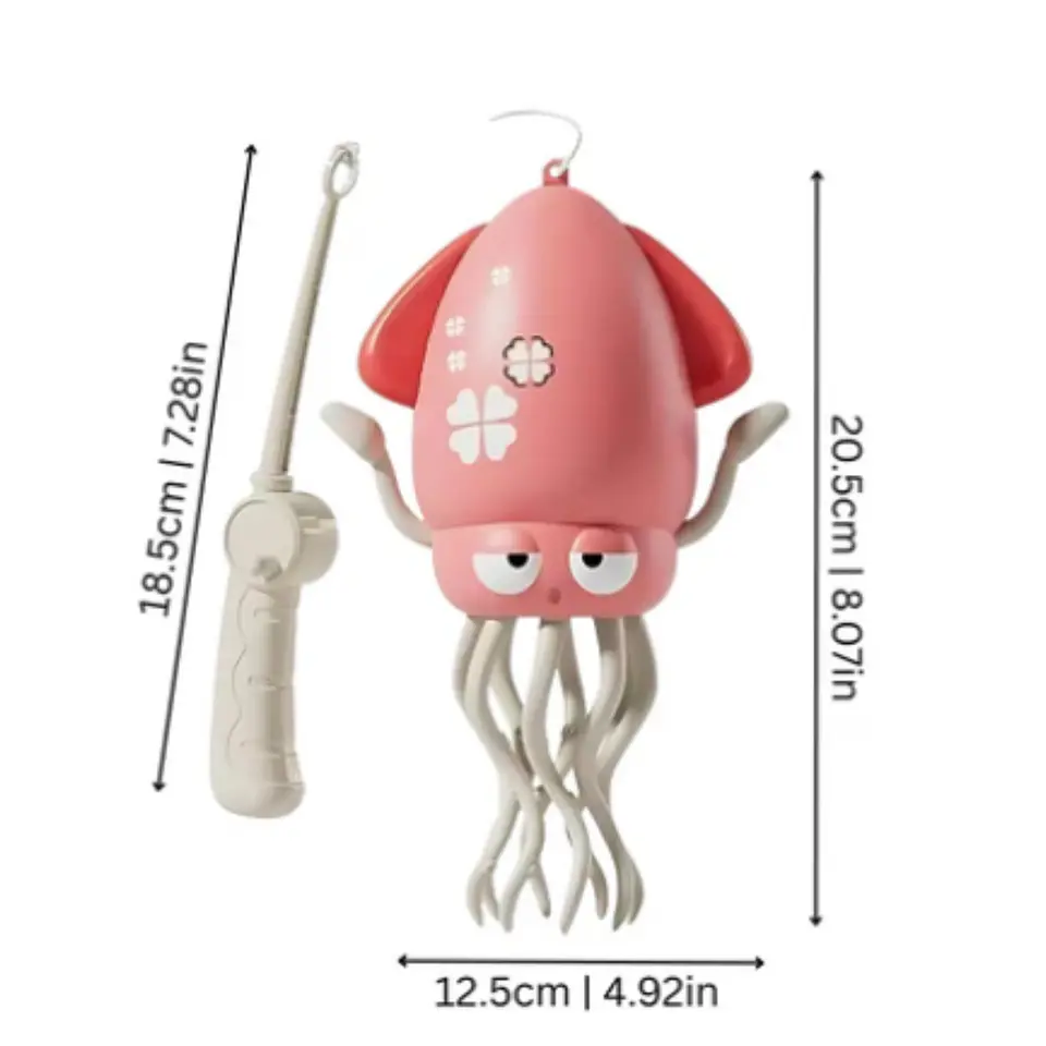 Pulpo Bailarín Juguete Mágico Electrónico Con Luces 7