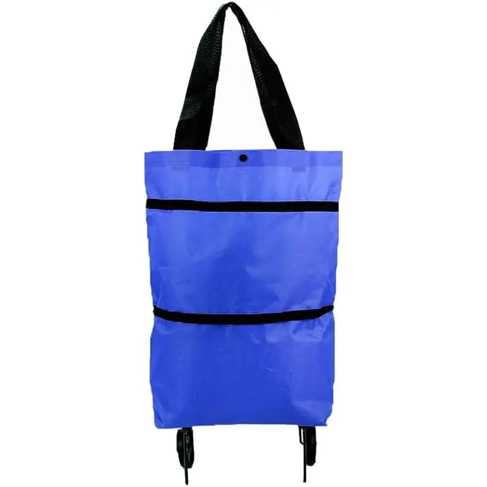 Carrito De Compras Bolsa Con Ruedas Multiusos Plegable 1