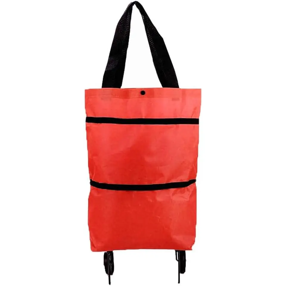 Carrito De Compras Bolsa Con Ruedas Multiusos Plegable 6